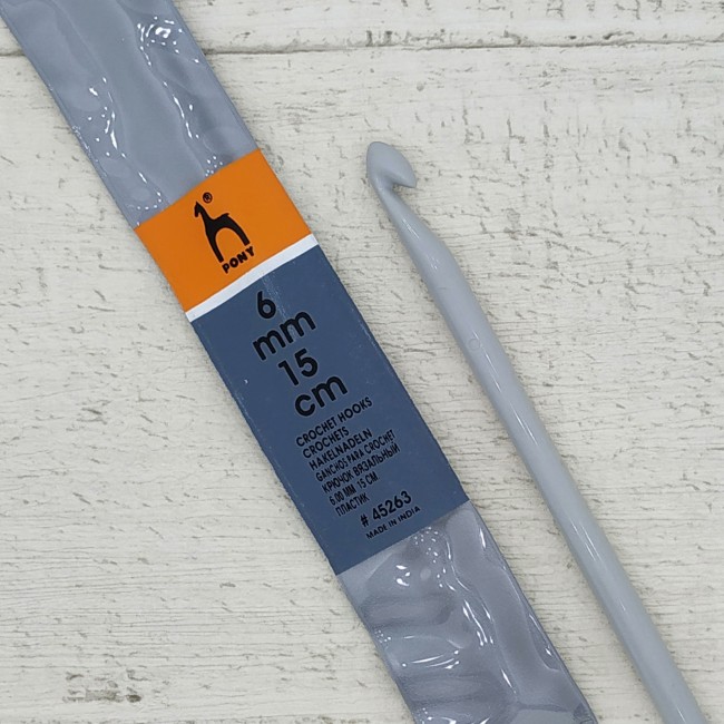 Крючок для вязания пластик PONY 