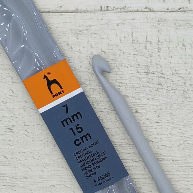Крючок для вязания пластик PONY 