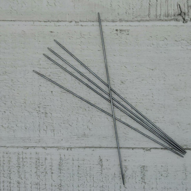 Спицы стальные чулочные (носочные) 23см PONY