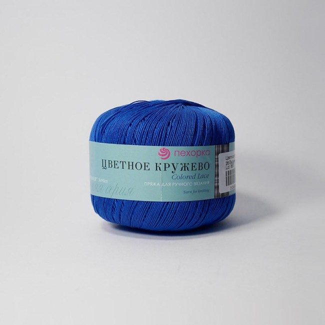 26 ПЕХОРКА Цветное кружево-ВАСИЛЕК