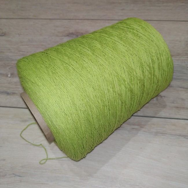 пряжа Гронитекс, бобина, 100% хлопок, цвет 409 оливка