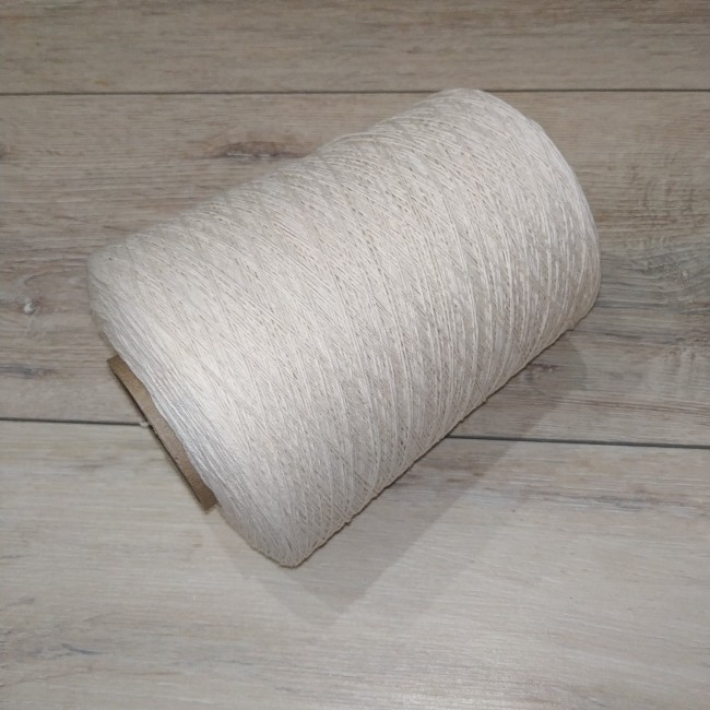 пряжа Гронитекс, бобина, 100% хлопок, цвет суровый