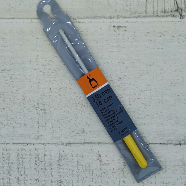 Крючок для вязания с пластиковой ручкой PONY 