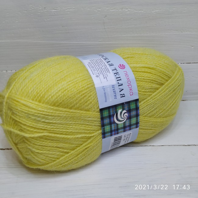 Ангорская теплая желтая роза