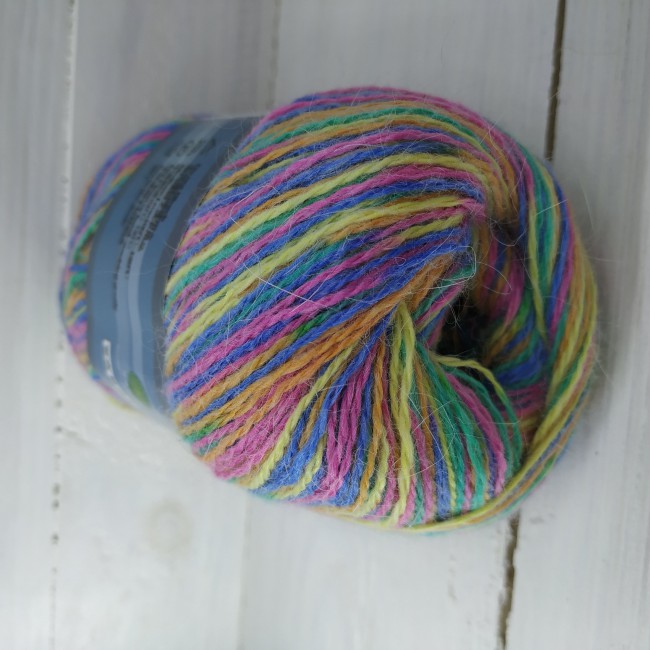 Пух норки 07 яркий меланж