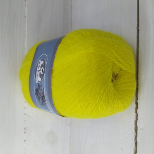 Пух норки 827 ярко желтый