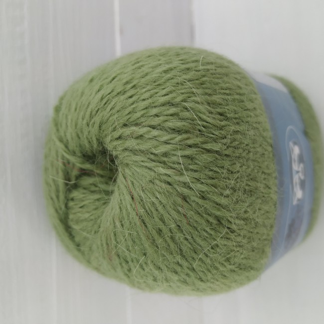 Пух норки 853 зеленое яблоко