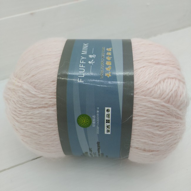 Пух норки 837 нежно розовый