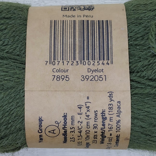 7895 DROPS Alpaca-БОЛОТНЫЙ