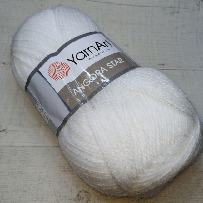 501 YARNART Angora Star 